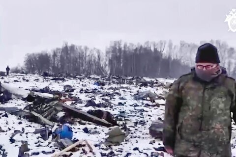 Ukraine says it has no evidence for Russia’s claim that dozens of POWs died in a shot down plane