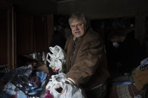 As a missile hits a Kyiv apartment building, survivors lose a lifetime’s possessions in seconds