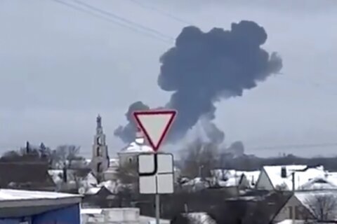 Russia says a plane with Ukrainian POWs crashes, killing all aboard, and accuses Kyiv of downing it