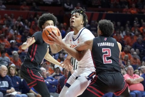 Terrence Shannon Jr. scores 16 in his return, No. 14 Illinois beats Rutgers 86-63