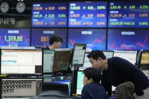 Stock market today: Asian shares are mostly higher after a mixed close on Wall Street