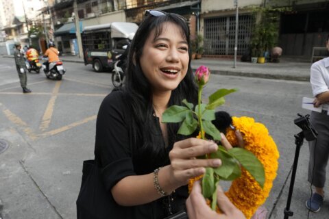 Thai activist gets two-year suspended prison sentence for 2021 remarks about monarchy