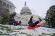 Federal offices in DC area closed Monday due to wintry weather