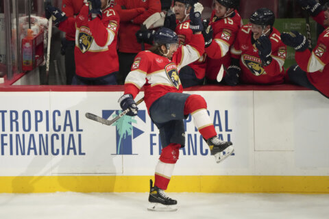 Ryan Lomberg scores late winner, Panthers defeat Capitals 4-2