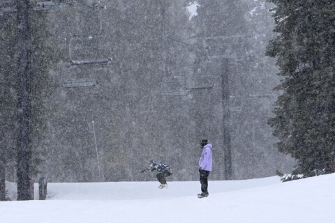Blizzard warning, avalanche watch as storm packing up to 10 feet of snow moves into Sierra Nevada
