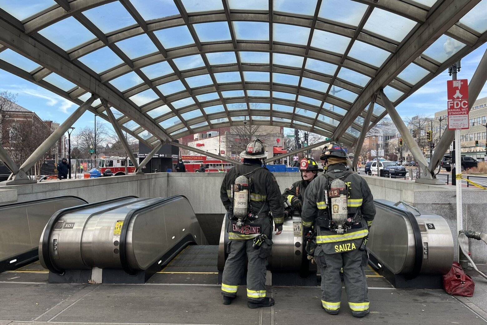 Eastern Market Metro station evacuated after fire under rail car fills ...