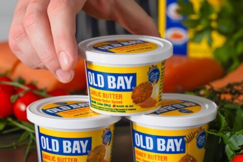 Old Bay butter tubs