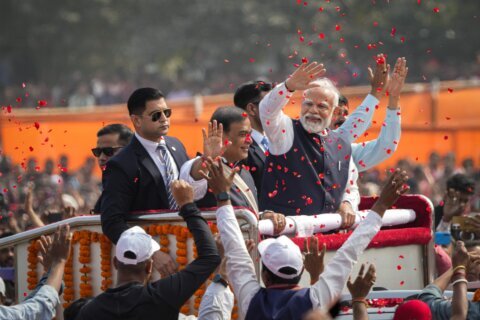 India's Modi arrives in the UAE on his seventh trip to a nation that is home to millions of Indians