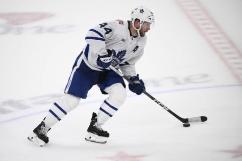 NHL suspends Maple Leafs' Rielly 5 games for cross-checking the Senators' Greig. NHLPA is appealing