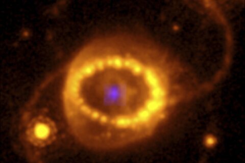 Space telescope spies neutron star in the debris of famous supernova