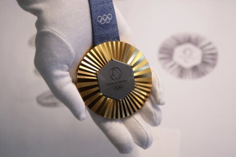 The Paris Olympics medals are made with pieces of the Eiffel Tower