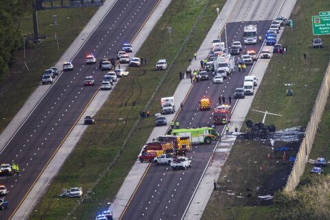 'We've lost both engines,' pilot said before private jet crashed onto Florida interstate, killing 2