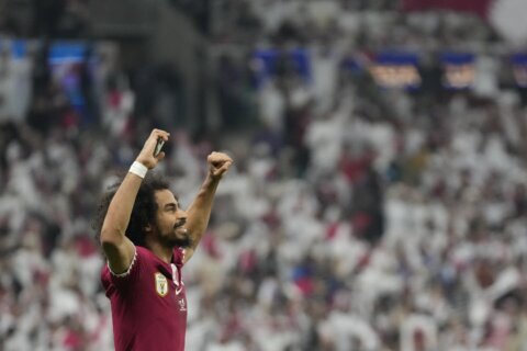 Afif’s hat trick of penalties secures Qatar back-to-back Asian Cup titles after beating Jordan 3-1