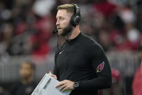 Kingsbury withdraws name from consideration for Raiders offensive coordinator, AP source says