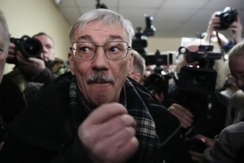 Prominent Russian human rights activist Oleg Orlov gets 2 1/2 years in prison for criticizing war