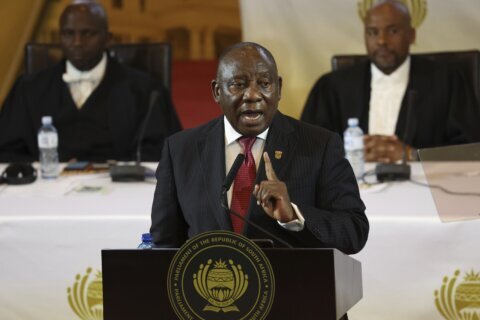 South African president defends 30 years of ANC rule in speech to Parliament ahead of elections