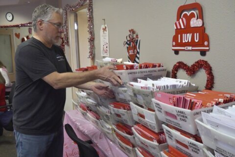Love is in the air … and the mail … in the northern Colorado city of Loveland