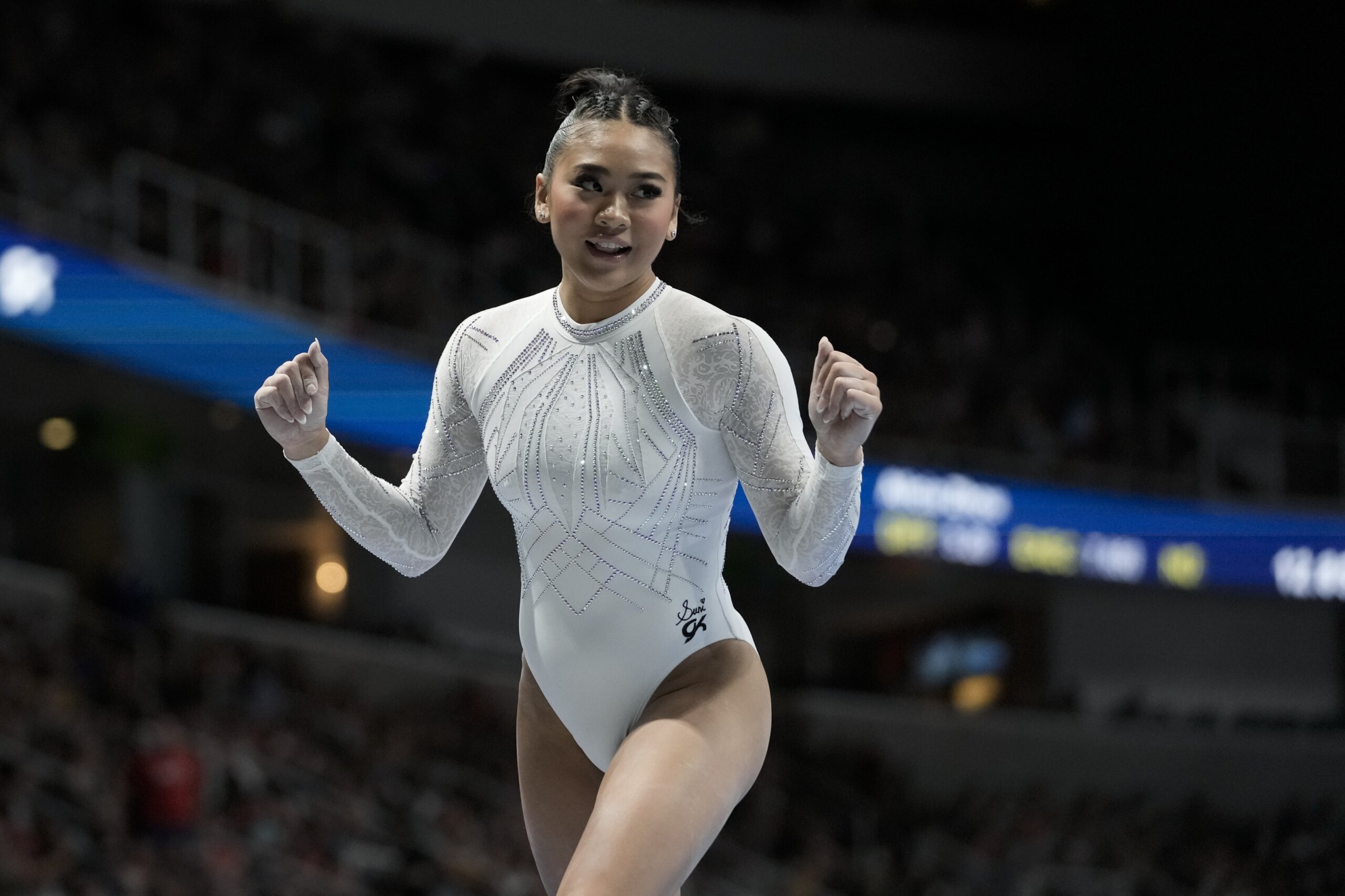 Olympic all-around champ Sunisa Lee is happy competing again. She also ...