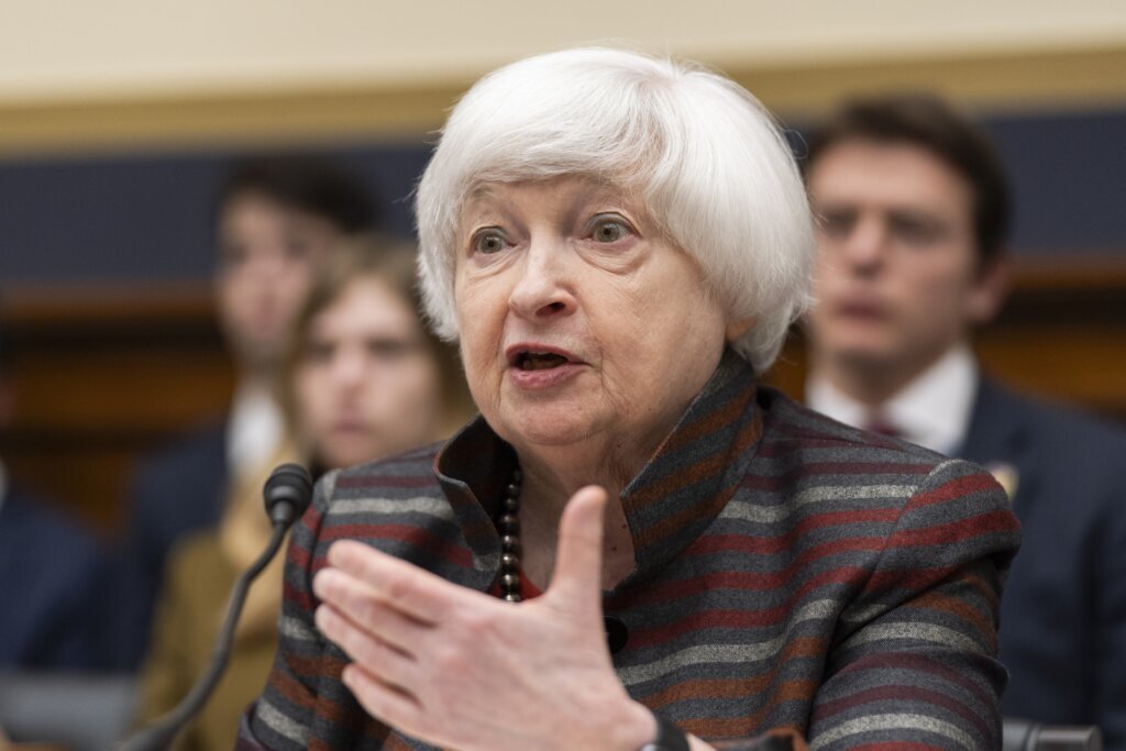 Yellen urging world leaders to ‘unlock’ frozen Russian Central Bank assets and send them to Ukraine