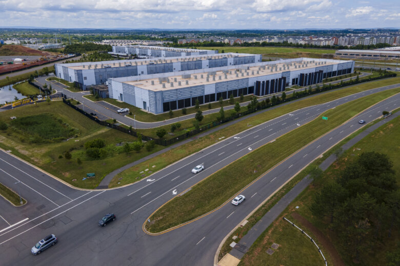 Data centers in Ashburn in Loudoun County, Virginia