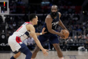 Clippers use Harden's 21-point quarter in win over Wizards but lose Westbrook to broken hand