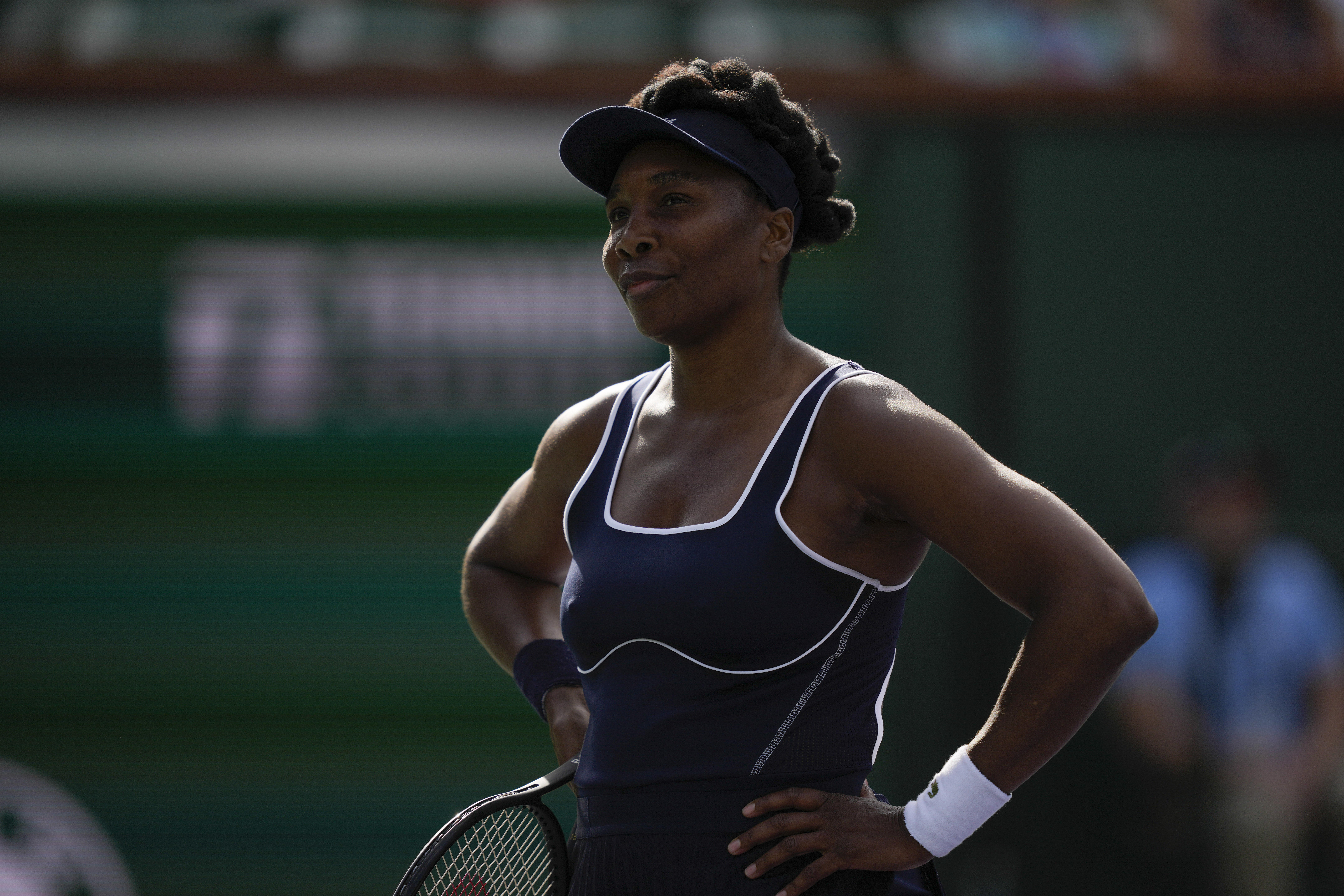 Venus Williams loses at Indian Wells in her first match since the US Open. Naomi Osaka advances