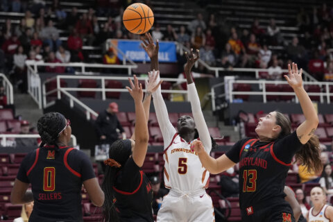 Freshman Audi Crooks scores 40 as No. 7-seed Iowa State beats 10th-seed Maryland in NCAA first round