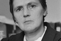 This Aug. 1, 1962, file photo shows Dr.Frances O. Kelsey of the U.S. Food and Drug Administration, who is credited with keeping the birth-deforming drug, Thalidomide, off the U.S. market. Kelsey, a Canadian doctor known for her tenacity in keeping a dangerous drug given to pregnant women off the U.S. market, has died at age 101. She died Friday, Aug. 7, 2015, less than 24 hours after receiving the Order of Canada in a private ceremony at her daughter's home in London, Ontario. (AP Photo/File)