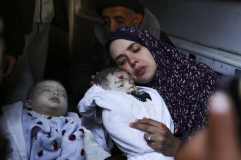 After 10 years of trying, a Palestinian woman had twins. An Israeli strike killed them both