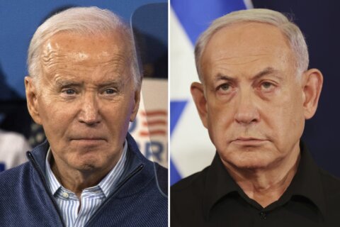Biden tells Israel’s Netanyahu future US support for war depends on new steps to protect civilians