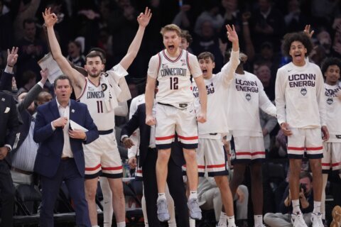 UConn back at No. 1 in AP Top 25 ahead of repeat bid in March Madness; Houston, Purdue, Iowa St next