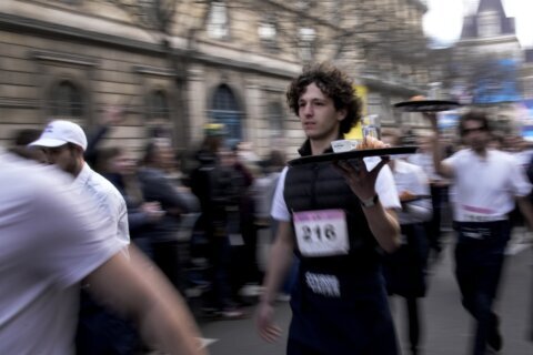 Olympics taster: Paris race celebrates the servers who nourish city’s life and soul