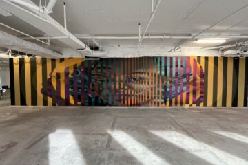 A mural that will be featured in Artomatic in 2024. 