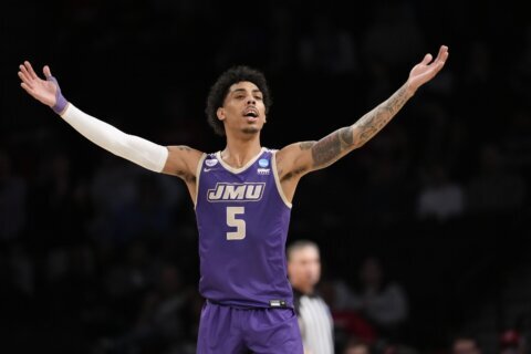 James Madison pulls first 12-5 upset of March Madness by knocking off Wisconsin 72-61