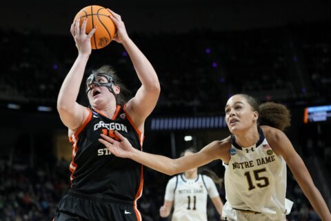 Oregon State frustrates Hidalgo and beats Notre Dame 70-65 in Sweet 16