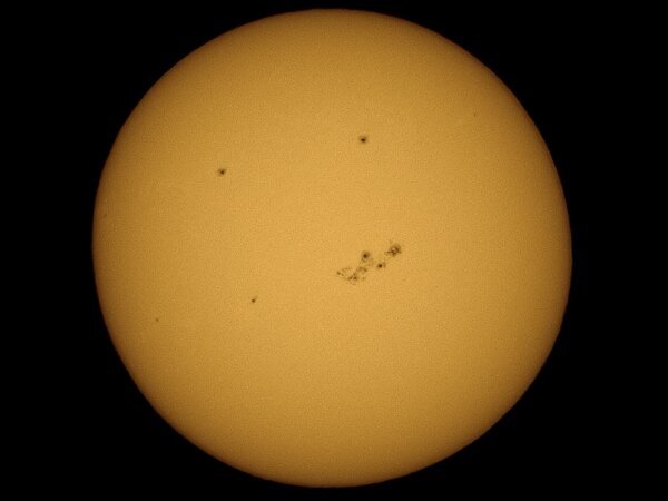 sun spots on march 24
