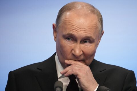 With the election behind him, Putin says Russia aims to set up a buffer zone inside Ukraine