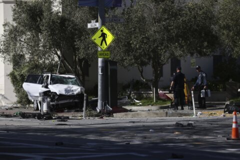 3 people killed and infant in critical condition after SUV slams into bus shelter in San Francisco