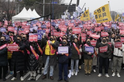 South Korea takes steps to suspend licenses of striking doctors after they refuse to end walkouts