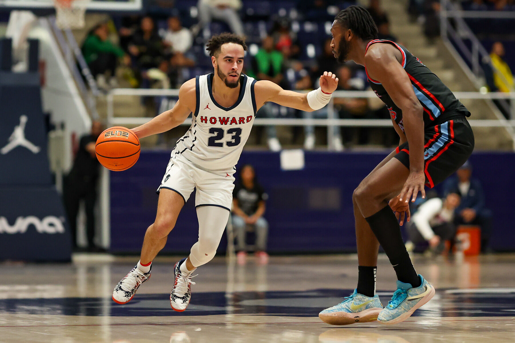 <h3>Howard Bison</h3>
<p>The Howard Bison are back in the tournament for the second straight year after <a href="https://wtop.com/ncaa-basketball/2024/03/howard-downs-delaware-state-70-67-for-meac-crown-and-2nd-consecutive-trip-to-ncaa-tourney/" target="_blank" rel="noopener">defeating Delaware State on Saturday to win the Mid-Eastern Athletic Conference Tournament</a>. It will mark only the fourth time the team has made an NCAA Tournament appearance.</p>
<p>They will begin their tournament play against Wagner (No. 16) on Tuesday in Dayton, Ohio, in the First Four round.</p>
