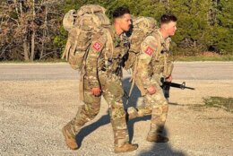 A pair of U.S. Army sappers