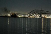 Baltimore's Francis Scott Key Bridge collapses after being hit by ship; crews search for survivors