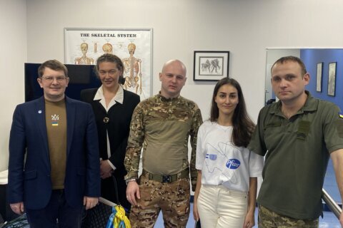 This Maryland clinic is helping Ukrainian veterans who lost limbs during the war