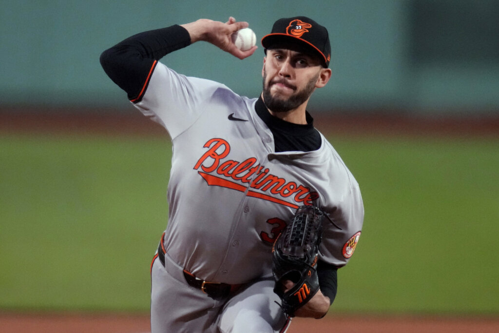 Orioles put No. 2 starter Grayson Rodriguez on the 15-day injured list with shoulder, back strain