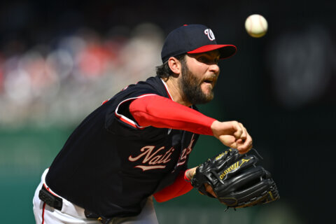 Nationals’ Trevor Williams, four relievers combine to blank Rangers 1-0