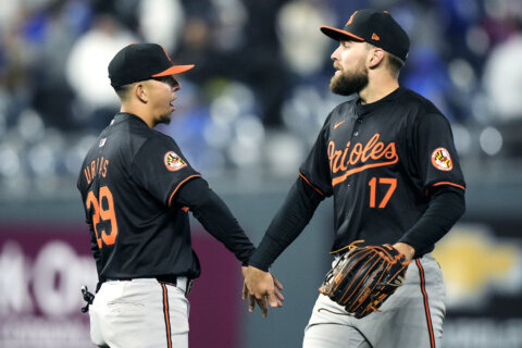 Colton Cowser and Jordan Westburg hit back-to-back homers, helping the Orioles beat the Royals 5-0