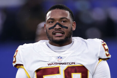Commanders release Shaka Toney after he was reinstated following a gambling suspension