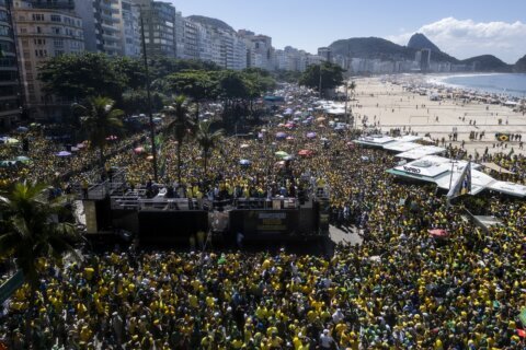 Conservative Brazilians laud Elon Musk at rally in support of ex-president Bolsonaro