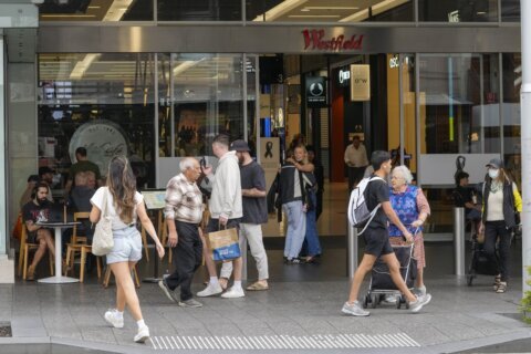 Staff and shoppers return to 'somber' Sydney shopping mall 6 days after mass stabbings