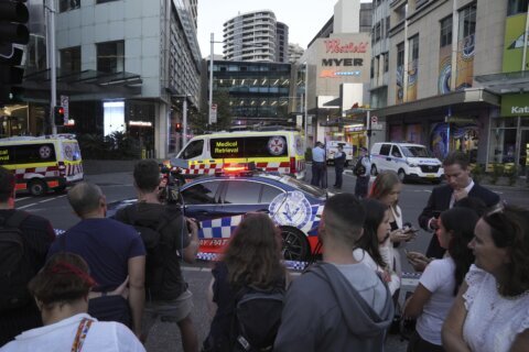 'Run, run, run': Chaos at a Sydney mall as 6 people stabbed to death, and the suspect fatally shot